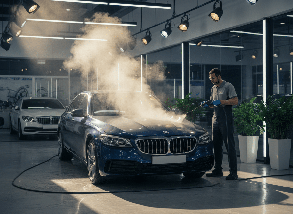 غسيل بخار سيارة جدة، غسيل السيارة بالبخار، تعقيم سيارة جدة، تنظيف داخلي بالبخار، غسيل صديق للبيئة